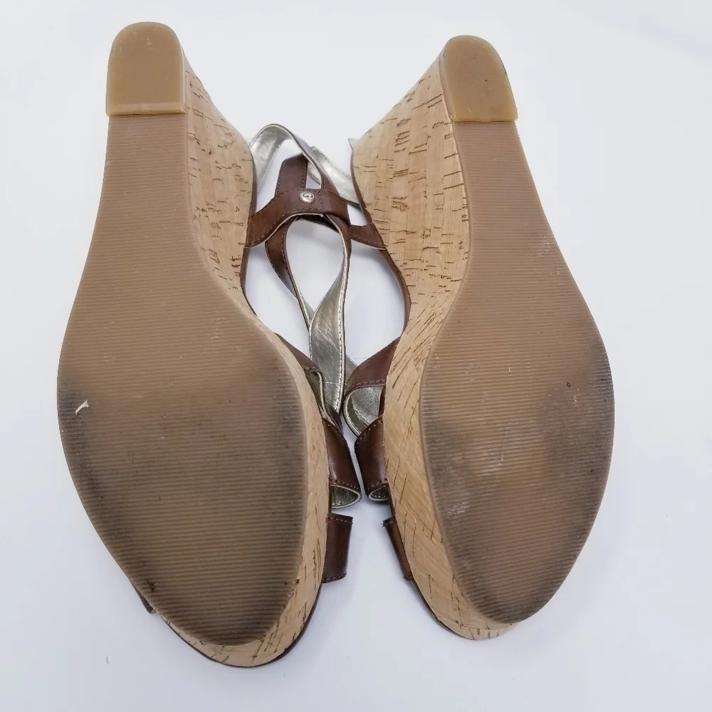Guess | Strappy Kayce Wedge Platform Sandals (Size 8M)